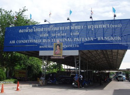 Air Conditioned Bus Terminal Pattaya - Bangkok.