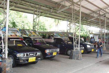 Air Conditioned Bus Terminal Pattaya - Bangkok.